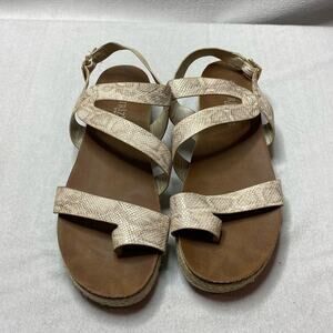 Patrizia Pepe snake print sandals size 39